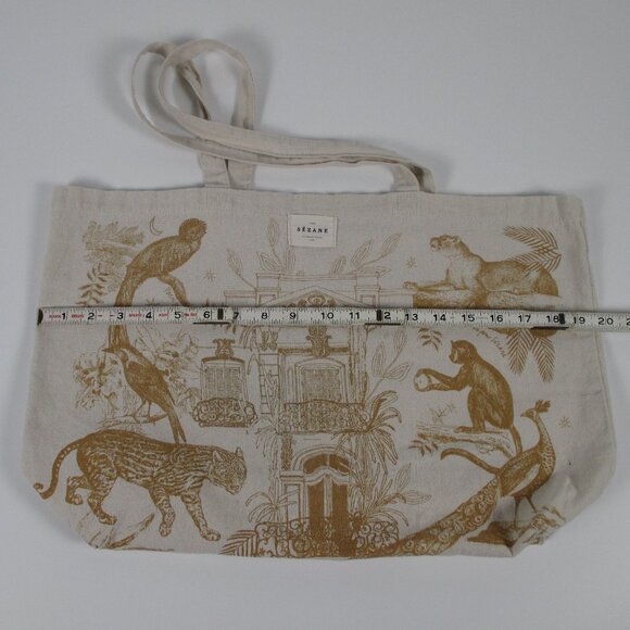 SÉZANE "PARAISO" JUNGLE PRINT TOTE BAG - Picture 12 of 12